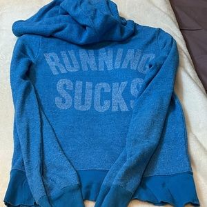 Running sucks sweatshirt by Wildfox